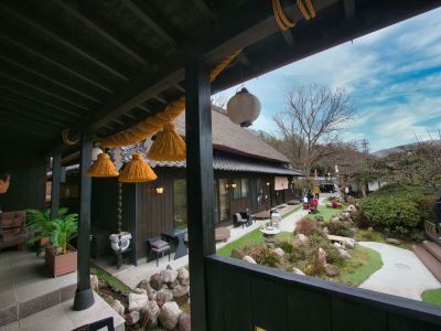 共有エリア 和モダンな温泉旅館 湯布院らんぷの宿の写真