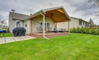 Osseo Cottage on Pleasant Lake w/ Dock & Views!
