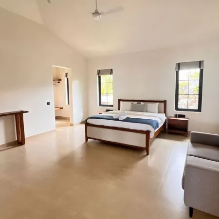 Beach villa Mandrem ocean with Seaview