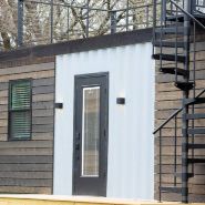 The Newtonian Tiny Container Home Near Magnolia