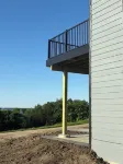 Brand new lake house with panoramic view overlooking Lewis and Clark Lake.