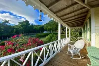 Charming Nevis Cottage with pool and ocean view on grounds of Hermitage Inn