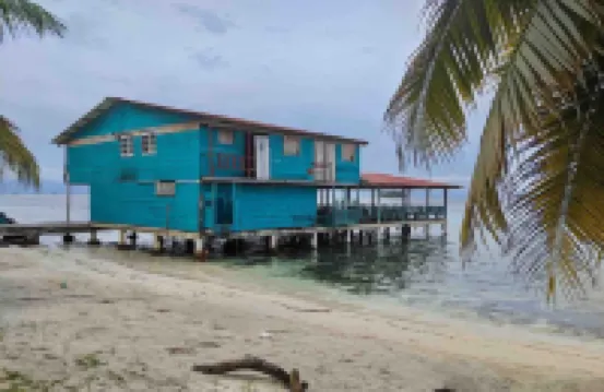 Private Ocean-Front Cabin with Private Bathroom on San Blas Island Hotels in 
