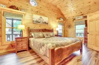 2-Tier Deck & Hot Tub: Quiet Sevierville Cabin - spa