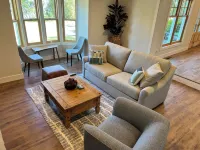 Spacious 5-bedroom farmhouse in lovely Omena, MI with AC, WiFi & lake views