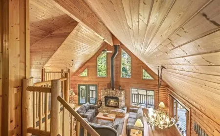 Summit Log Cabin With Hot Tub & Sauna