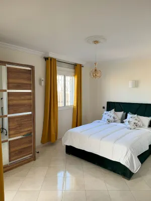 5 minutes to the Marjane ! Family-sized condo with terrace Hotels in Bni Makada