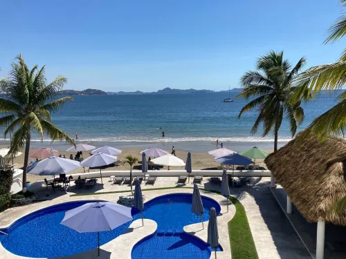 Breathtaking ocean front condominium in the gated community of Club Santiago