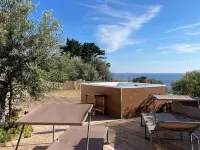 Sea View Trullo with Heated Whirlpool