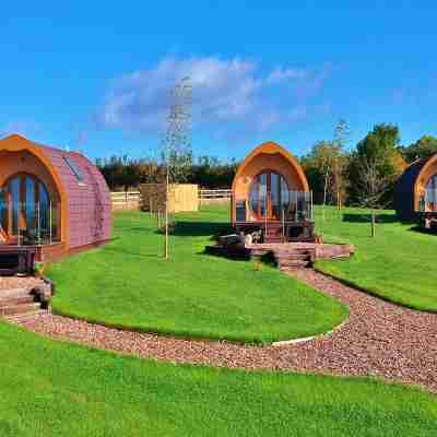 Glamping Pod in Yorkshire Wolds Countryside Hotel Exterior