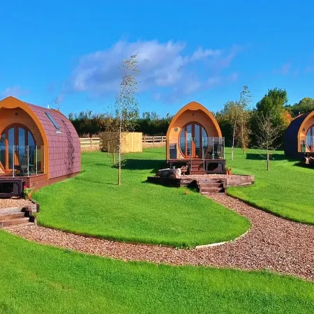 Glamping Pod in Yorkshire Wolds Countryside