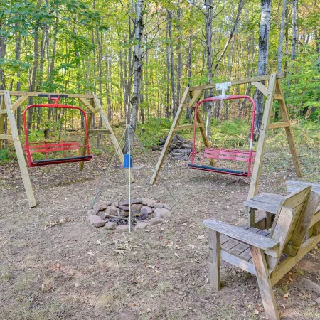 Hillside Home on 4 Wooded Acres by Sunday Lake