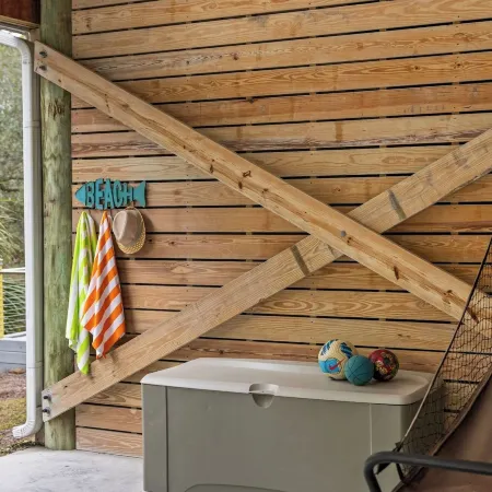 Folly Beach Getaway Near Sand Covered Lounge, BBQ & Outdoor TV Tidecrest by Avantstay