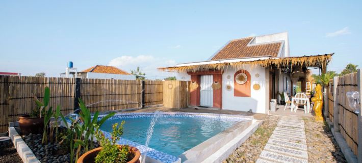 Villa New d'Bamboo by Plesirhatiyogja Hotels in Sewon