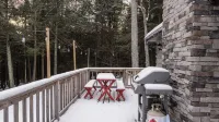 Catskills Mountain Home Near Windham w/ Fireplace & Open Living Deer Run Lodge by Avantstay