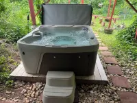 Modern Chalet -AC, hot tub, sauna + pets welcome