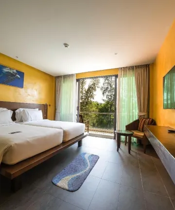 ห้องดีลักซ์ เตียงเดี่ยว 2 เตียง