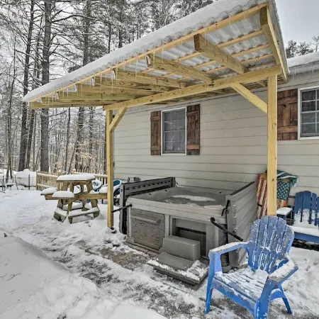 Rustic Adirondacks Home w/ Hot Tub & Lake Access!
