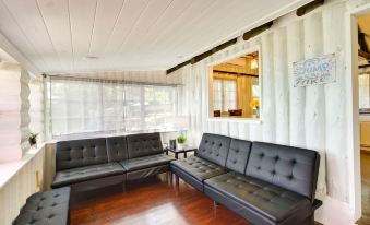 Lakefront Motley Cabin w/ Private Deck + Dock!