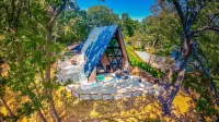 Modern A-Frame Lake Cabin w/ Pickleball Ct.4Bd 3Ba