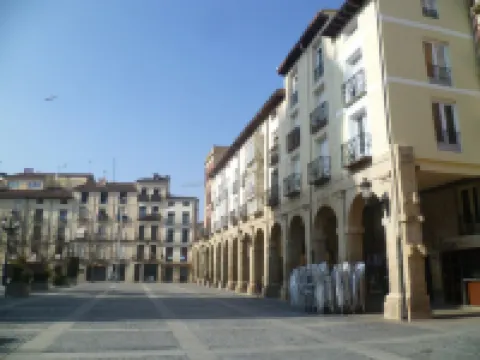 Apartment in center with free private parking.