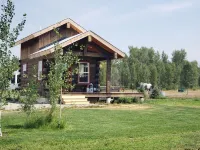 Rustic Country Cabin on horse property with Teton views