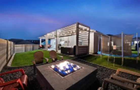 New house! Hot Tub and fire-pit waiting for you.