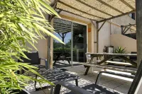 T3 CLEMENTINU in a Corsican villa, any comfort, in peace, with swimming pool.