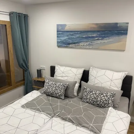 Gulfhof vacation apartment "Langeoog" with a view of the nature reserve