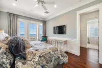 Beachtown Galveston - Luxury Beachfront Home w/ Private Pool, Elevator, Yard!