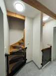 First class house close to the beach, fenced garden 8 adults + children