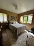 Stunning Lake Views From This Artistic Getaway