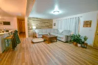 Ride your ATVs and snowmobiles directly from the house!
