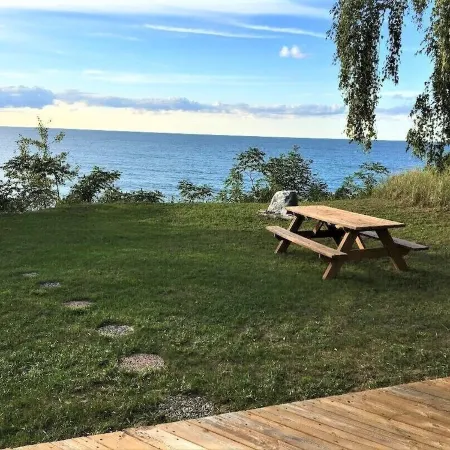 Cute Lakefront Cottage on Lake Michigan.