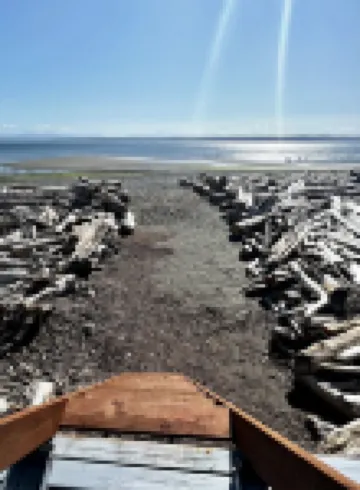 Oceanfront Beach House on Camano Island: Gone Coastal Beach House.
