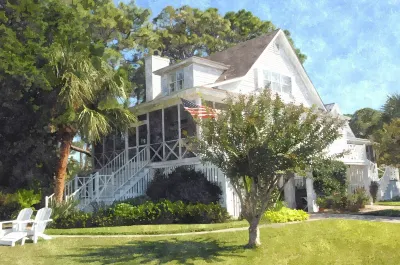 Twin Palms Cottage Hotels near Tybee Island Light Station & Museum