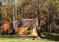 New! Cozy 6 Guest Cabin in Damascus, VA---Close  to Creeper Trial! Pet Friendly