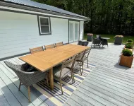 NEW! Warren Woods Pool Retreat on private 5 acres, new large heated pool & hotub