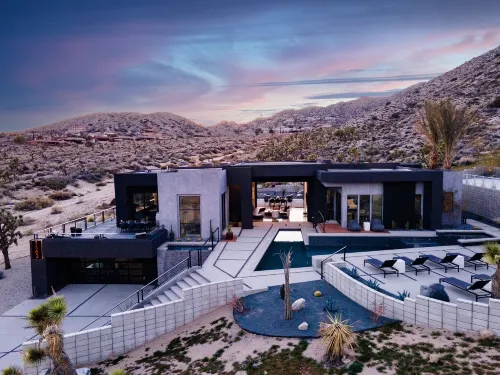 Infinity Pool and Game Room Retreat - Stunning Architectural Estate Hotels in Pioneertown