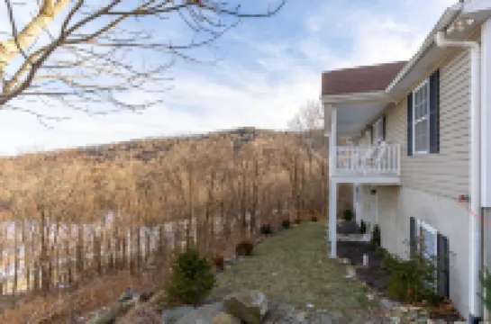 Game Room and Gorgeous Firepit Area - Stunning Mountain Haven
