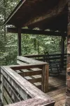 Private Porch with Hot Tub and Nature Views - Spacious Tranquil Retreat Hotels in Wilkes County