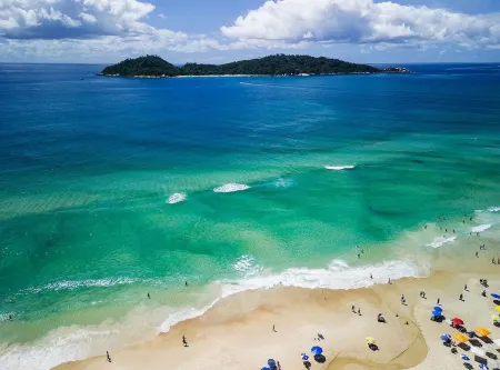 Cobertura SunClub - 300 Mtrs da Praia do Campeche - Sdi012 Отели в г. Флорианополис