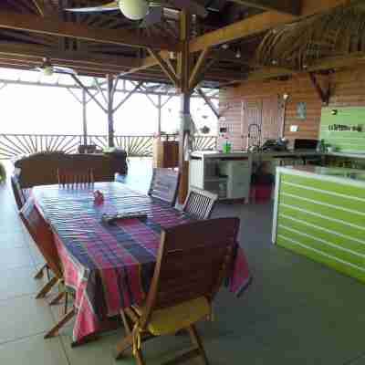 La Maison Coloniale in a postcard setting overlooking the Caribbean Sea Dining/Meeting Rooms