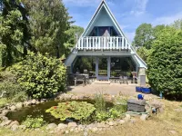 Finnhütte mit Pool in Malchow- Mecklenburgische Seenplatte Hotels in Malchow