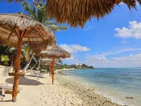 Penthouse-Balcony w Hammock, Direct Ocean View, Half Moon Bay, Akumal - Beach