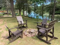 Charming 2-bedroom cabin with WiFi, AC in wonderful Hayward Wisconsin Hotels in Hunter