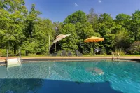 Historic Barn Retreat w/ Pool & Pond Views Longview Pond Lodge by Avantstay