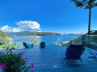 Waterfront Room with Private Bath and Deck Near Marina, Private Beach Access