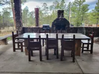 The Treehouse a 4-bedroom log cabin on 3 acres in Heber-Overgaard