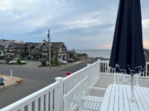 Beautiful views of sunsets over the bay and walking distance to the beach. Hotels in Long Beach Township